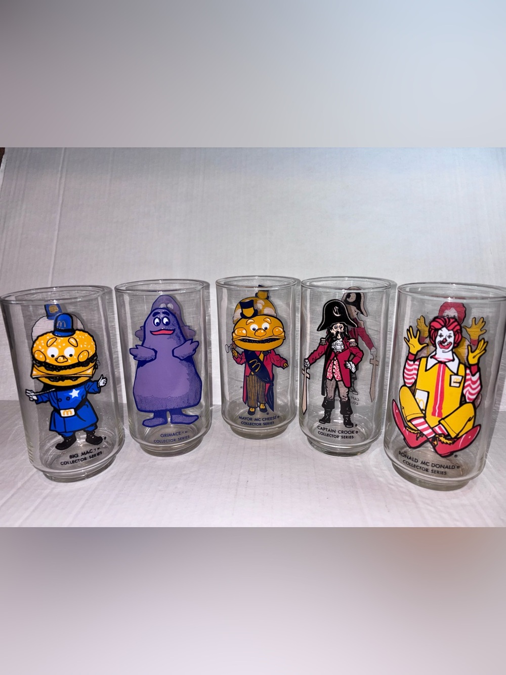 Vintage McDonald’s glasses set of 5